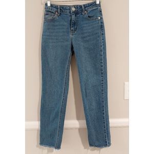 Wild fable high rise straight ankle jeans